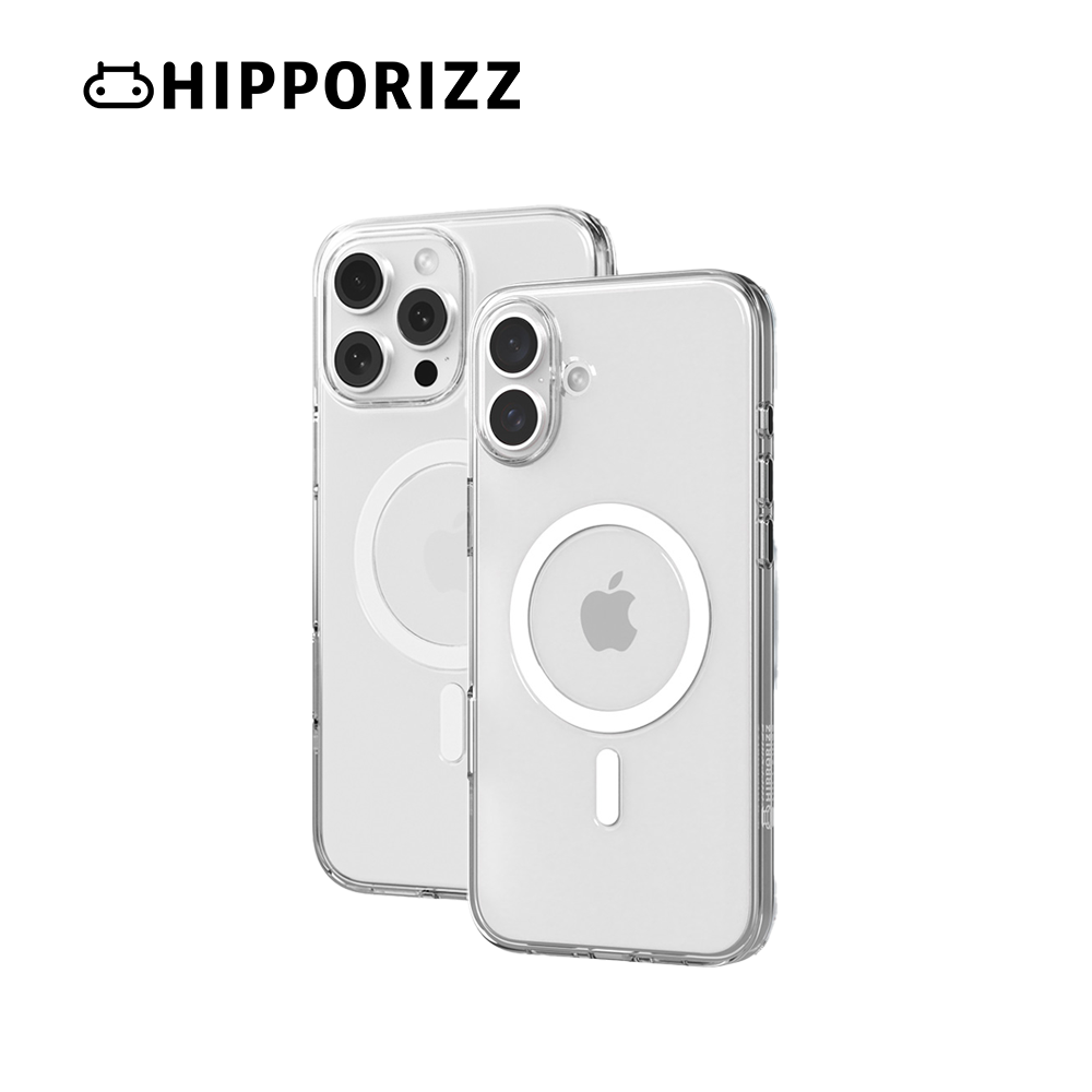 Hipporizz｜iPhone 16 系列 Lucid Clear Mag 超薄透磁吸殼