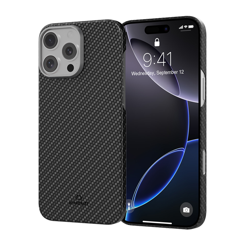 Hipporizz｜iPhone 16 系列 碳纖維防摔磁吸殼