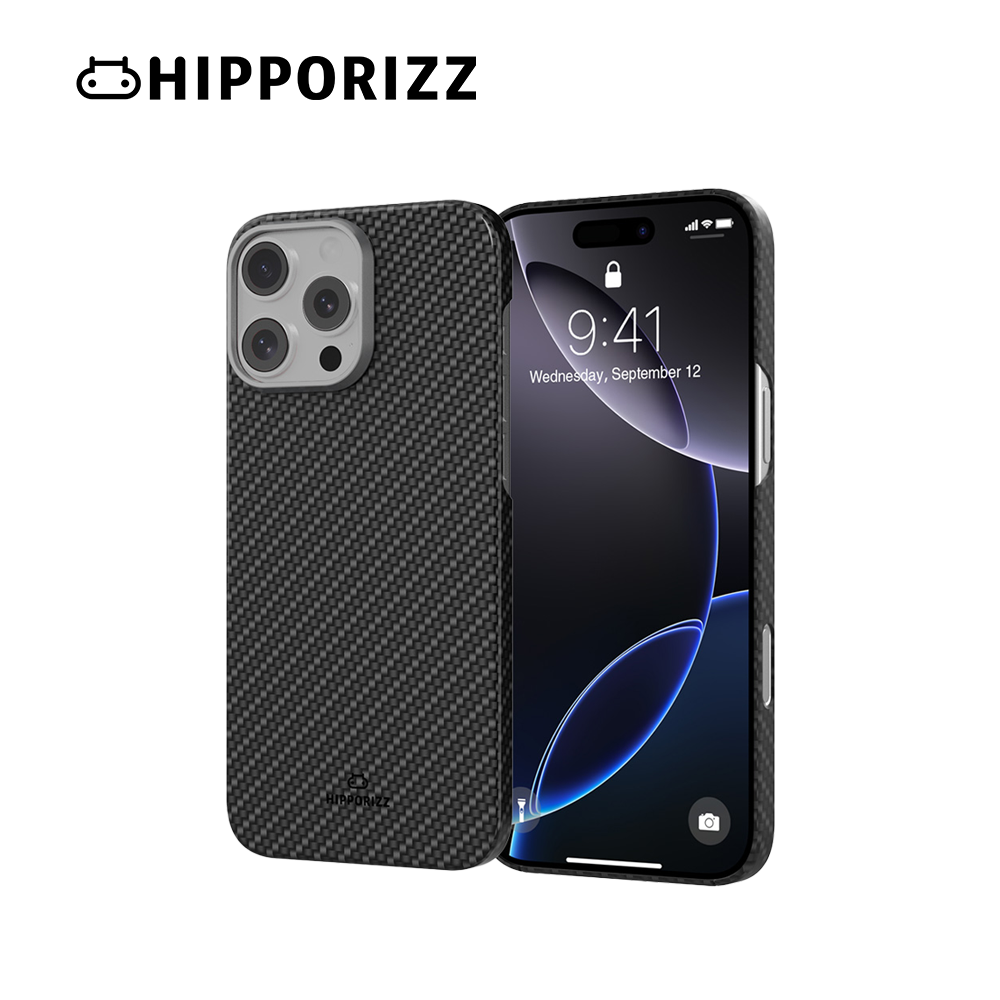 Hipporizz｜iPhone 16 系列 碳纖維防摔磁吸殼