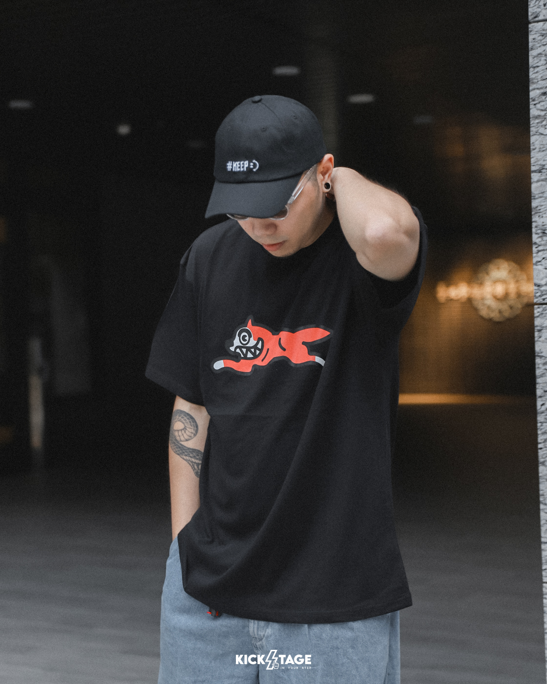 [特價售出無退換]BBC ICE CREAM DOG SS TEE 白色 灰色 黑色 經典飛狗 短T【IC441-6205】