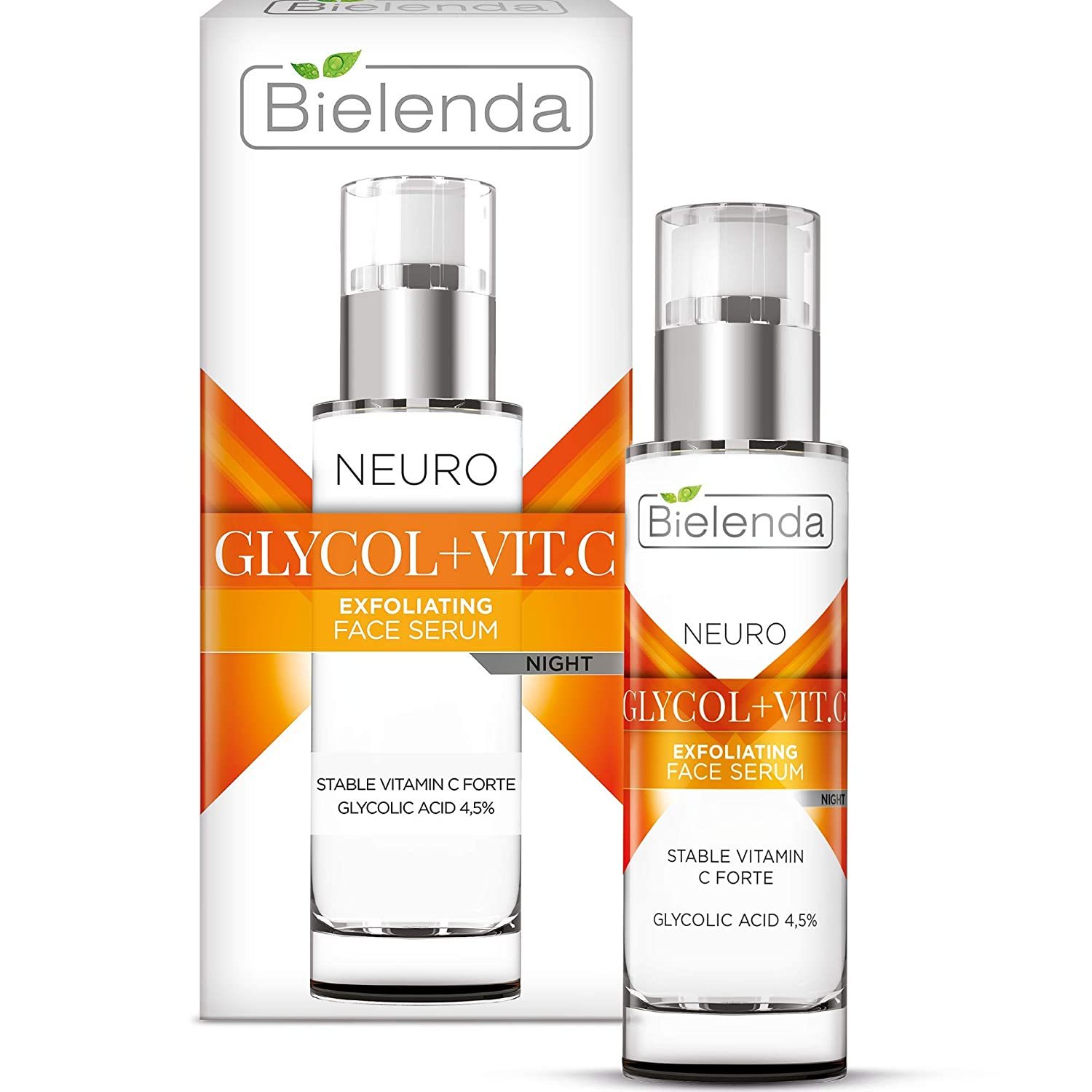 Bielenda Neuro Glycol + Vitamin C Exfoliating Face Serum 30ml