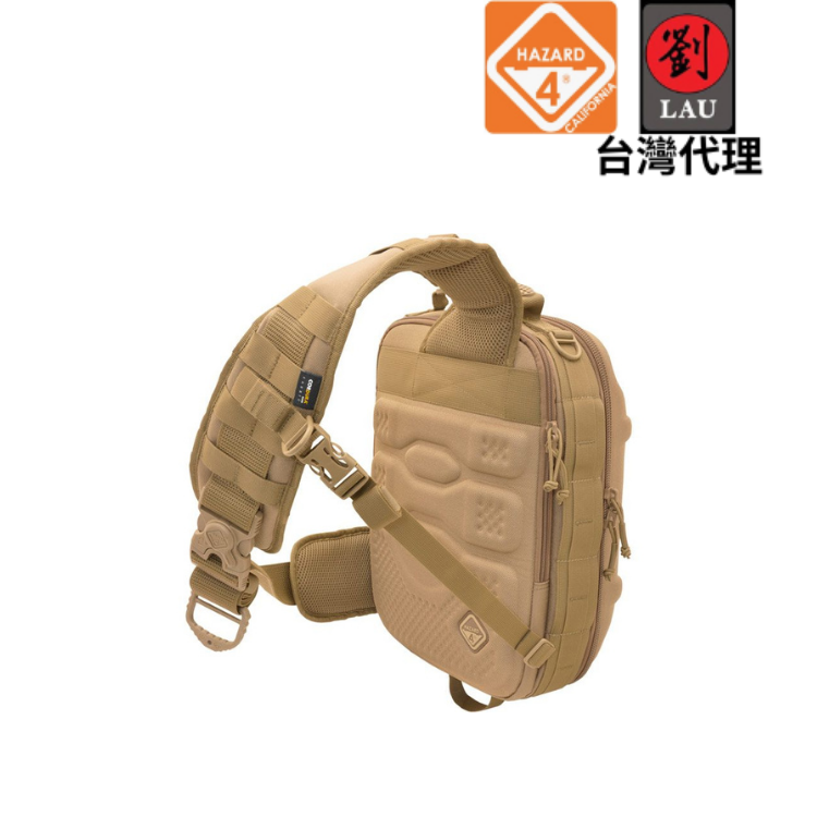 HAZARD 4 BS-HBC-CYT 硬殼單斜肩筆電包(沙色)