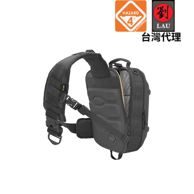 (僅一個展示品)HAZARD 4 BS-HBC-BLK 硬殼單斜肩筆電包(黑)