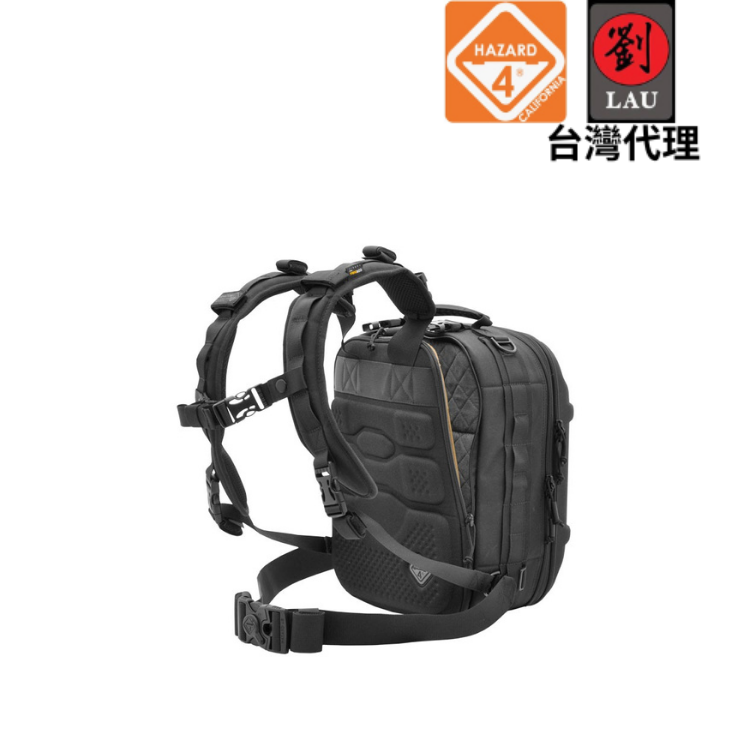 HAZARD 4 BKP-GRL-BLK 硬殼網格後背筆電包(黑)