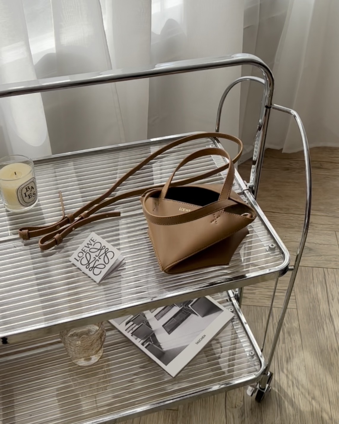 LOEWE｜PUZZLE FOLE迷你托特包 暖沙漠色