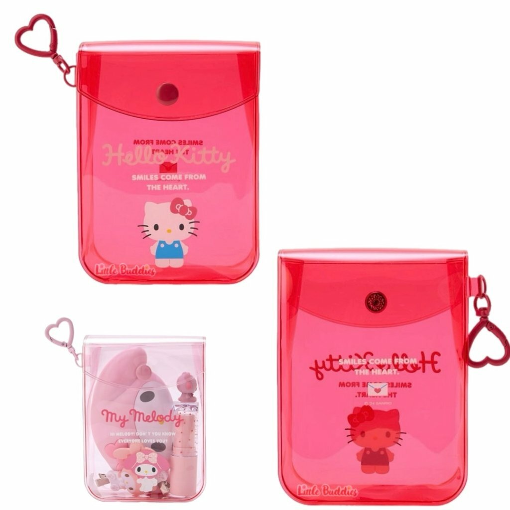 日本 Sanrio 透明多用途化妝袋