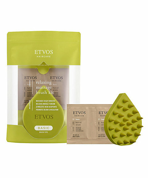 [限定] ETVOS Relaxing Massage Brush Kit Basic Pistachio