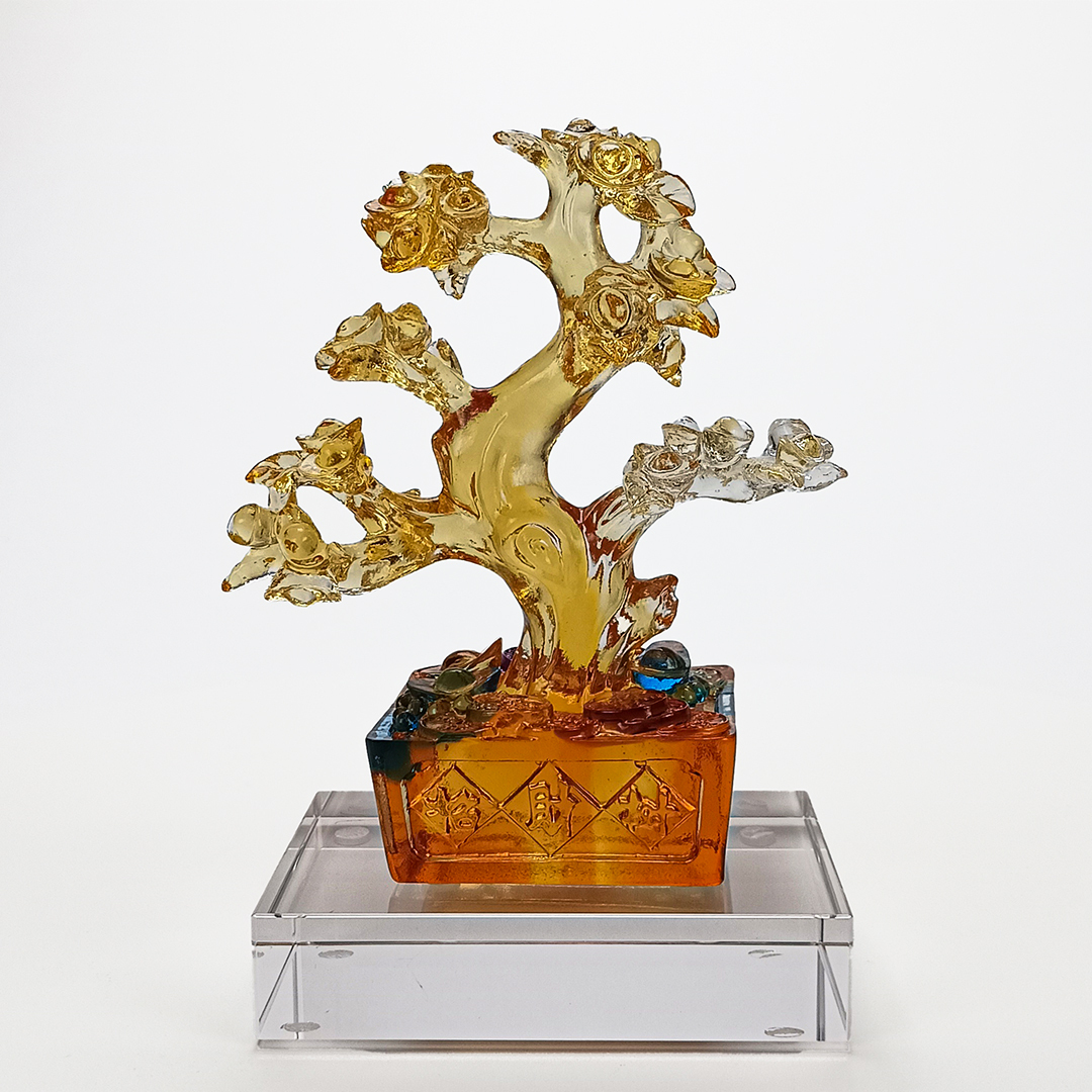 琉璃招財樹｜居家開運納福擺飾