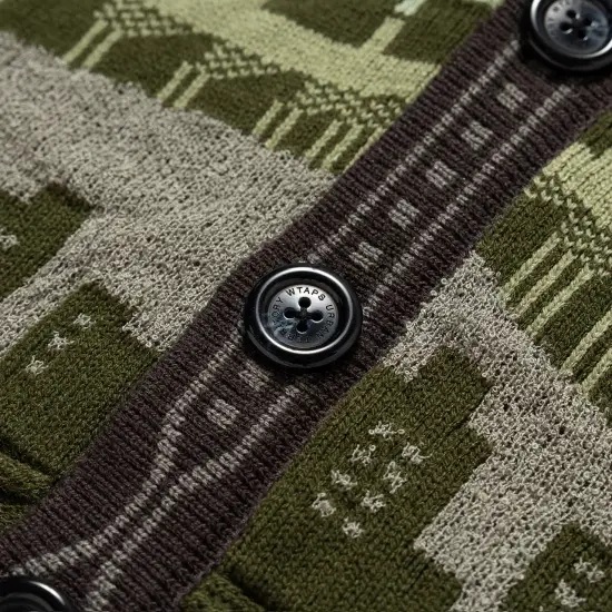 RE-STOCK: WTAPS PALMER 813 / SWEATER / ACRYLIC - OLIVE PRE ORDER ITEM (預訂中)