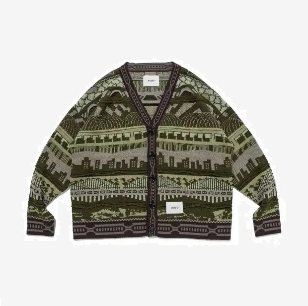 RE-STOCK: WTAPS PALMER 813 / SWEATER / ACRYLIC - OLIVE PRE ORDER ITEM (預訂中)