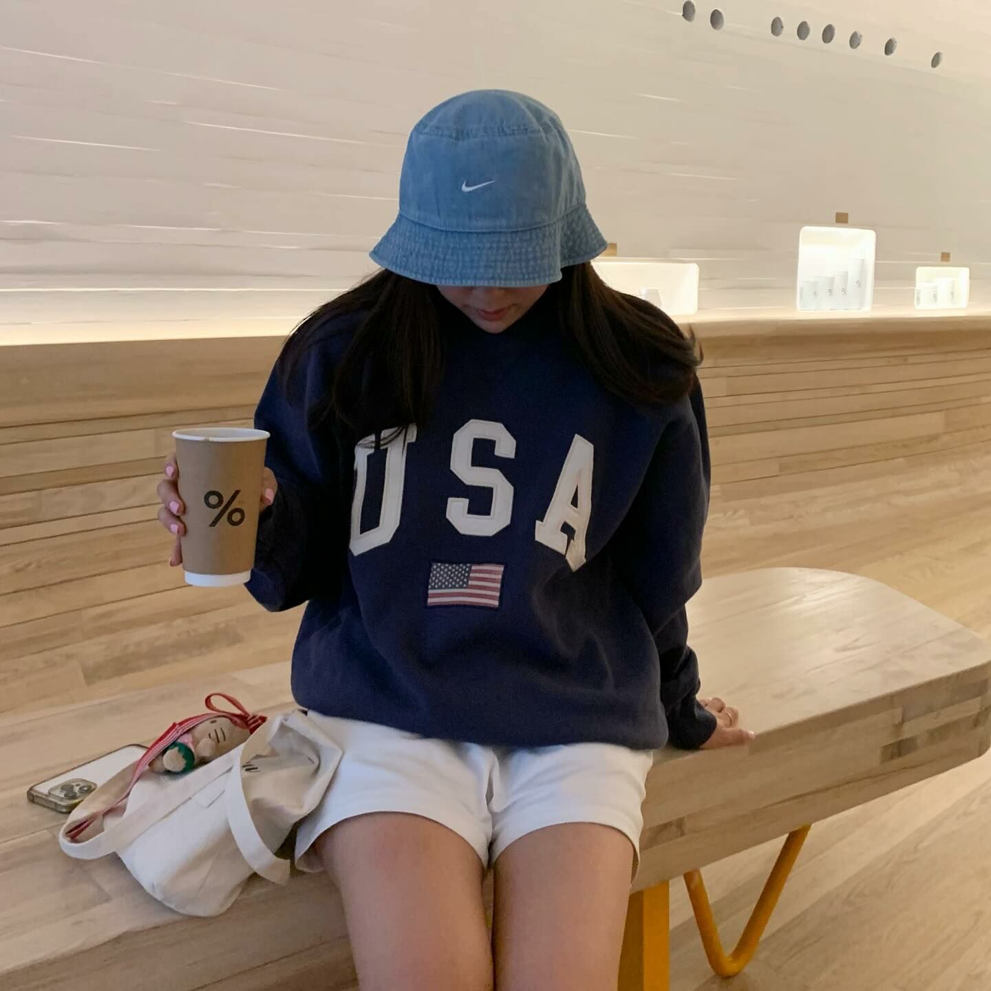 Nike Apex Bucket SQ Denim 丹寧藍 牛仔 漁夫帽 帽子 HF0384-429