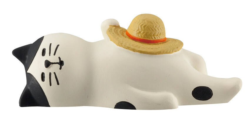 Concombre | 草帽睡覺貓貓 公仔