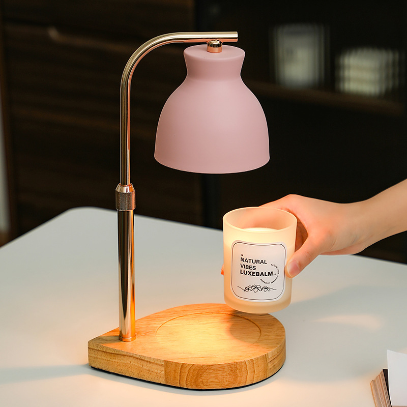 《5317》北歐氛圍感木座定時融燭燈