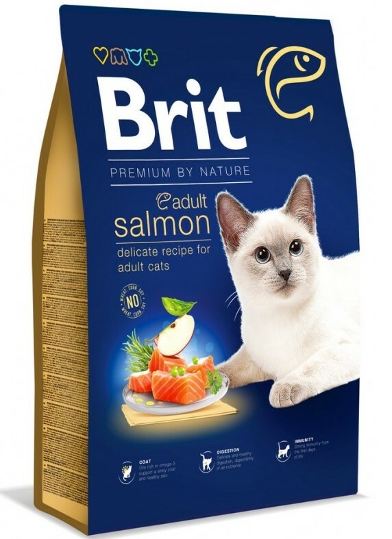 捷克 Brit 自然精選系列 成貓 三文魚 1.5kg