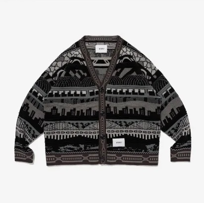 WTAPS 2024 A/W PALMER 813 / SWEATER / ACRYLIC - BLACK PRE ORDER ITEM (預訂中)