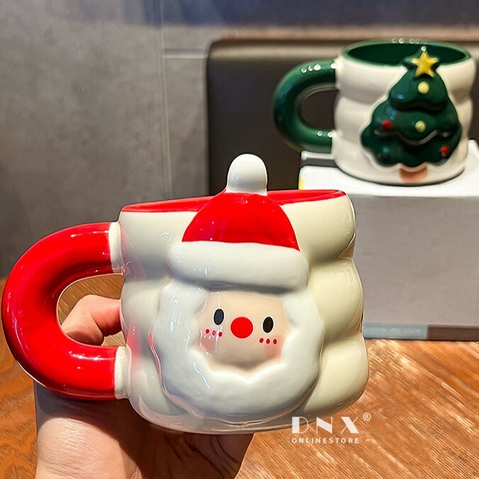《5319》聖誕系列QQ胖嘟嘟陶瓷馬克杯340ml