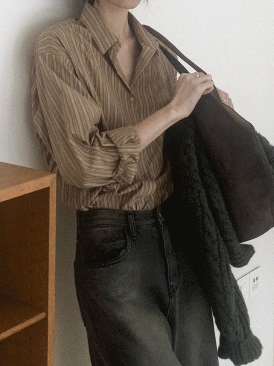 預訂｜SLOWAND #SLOWMADE Multi Stripe Shirts (3 Color)