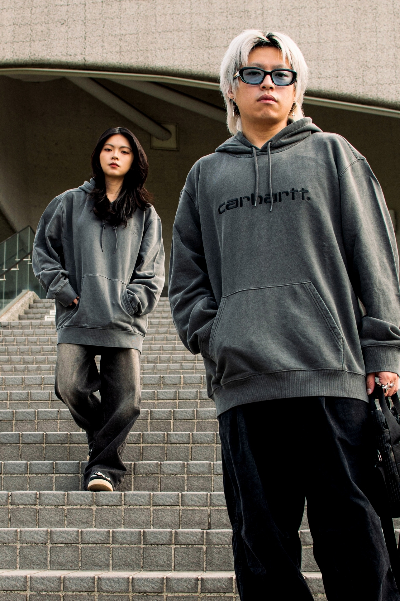 ☆ETW☆【EASY TO WEAR】CARHARTT WIP HOODED DUSTER SWEAT 卡哈 刺繡 卡哈特 帽T 水洗 歐版 現貨