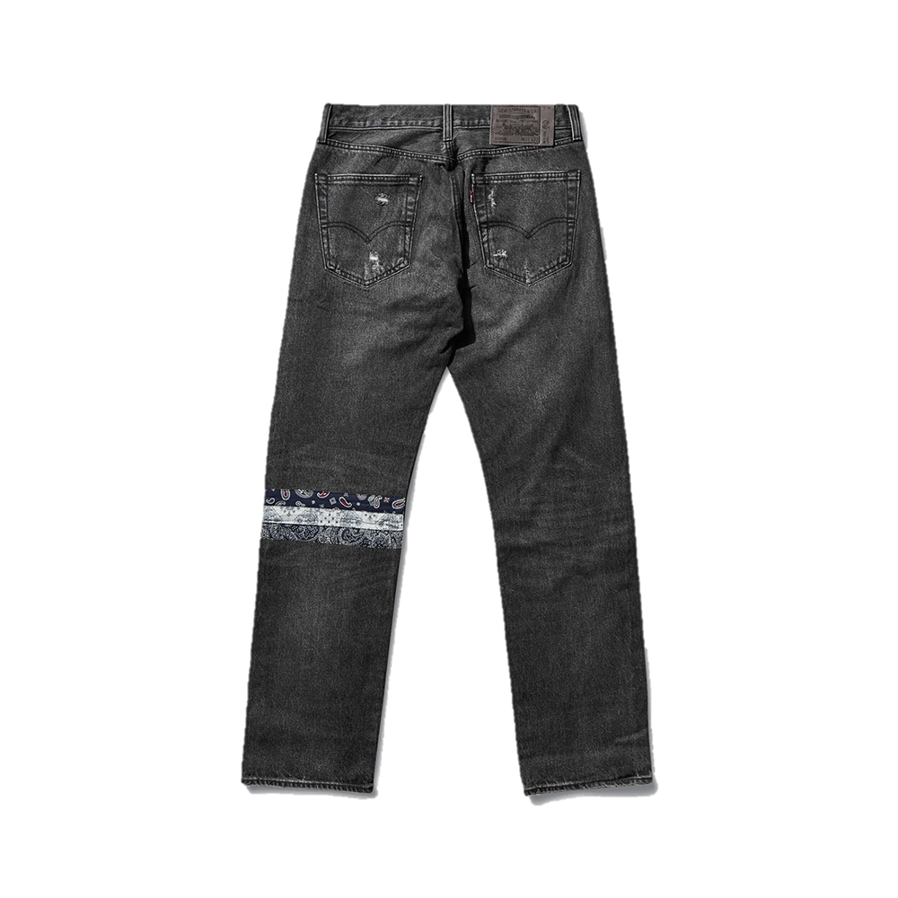 Levi's® x Clot unionrail 501® 刺繡破壞 牛仔褲 A53520001