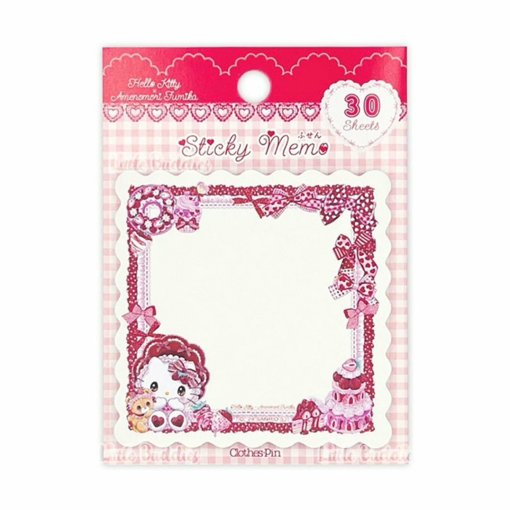 日本製 Sanrio x Amenomori Fumika 系列 便利貼 Memo紙