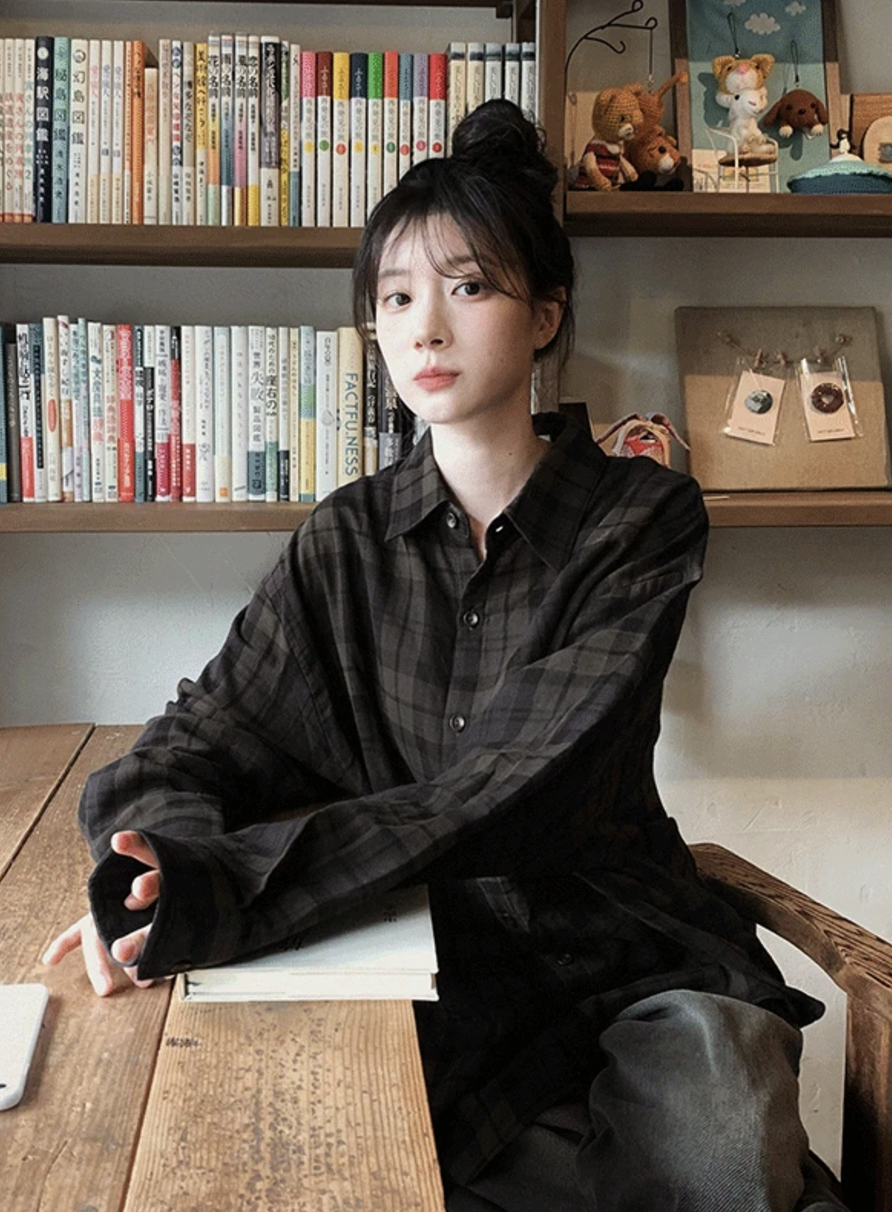 預訂｜SLOWAND #SLOWMADE Dark Check Shirt (One Color)