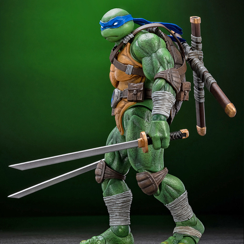 LINGJIHUN 1/12 TMNT Leonardo Action Figure