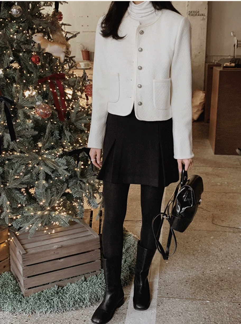 預訂｜SLOWAND #SLOWMADE Tweed Jacket (2 Color)