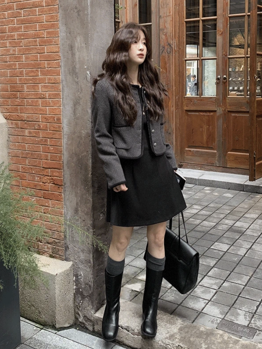 預訂｜SLOWAND #SLOWMADE Tweed Jacket (2 Color)