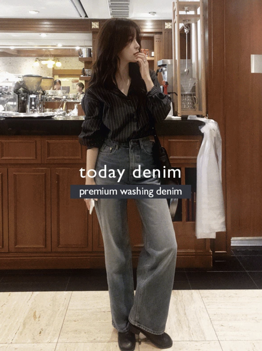 預訂｜SLOWAND #SLOWMADE Today Premium Washing Denim Pants (One Color)