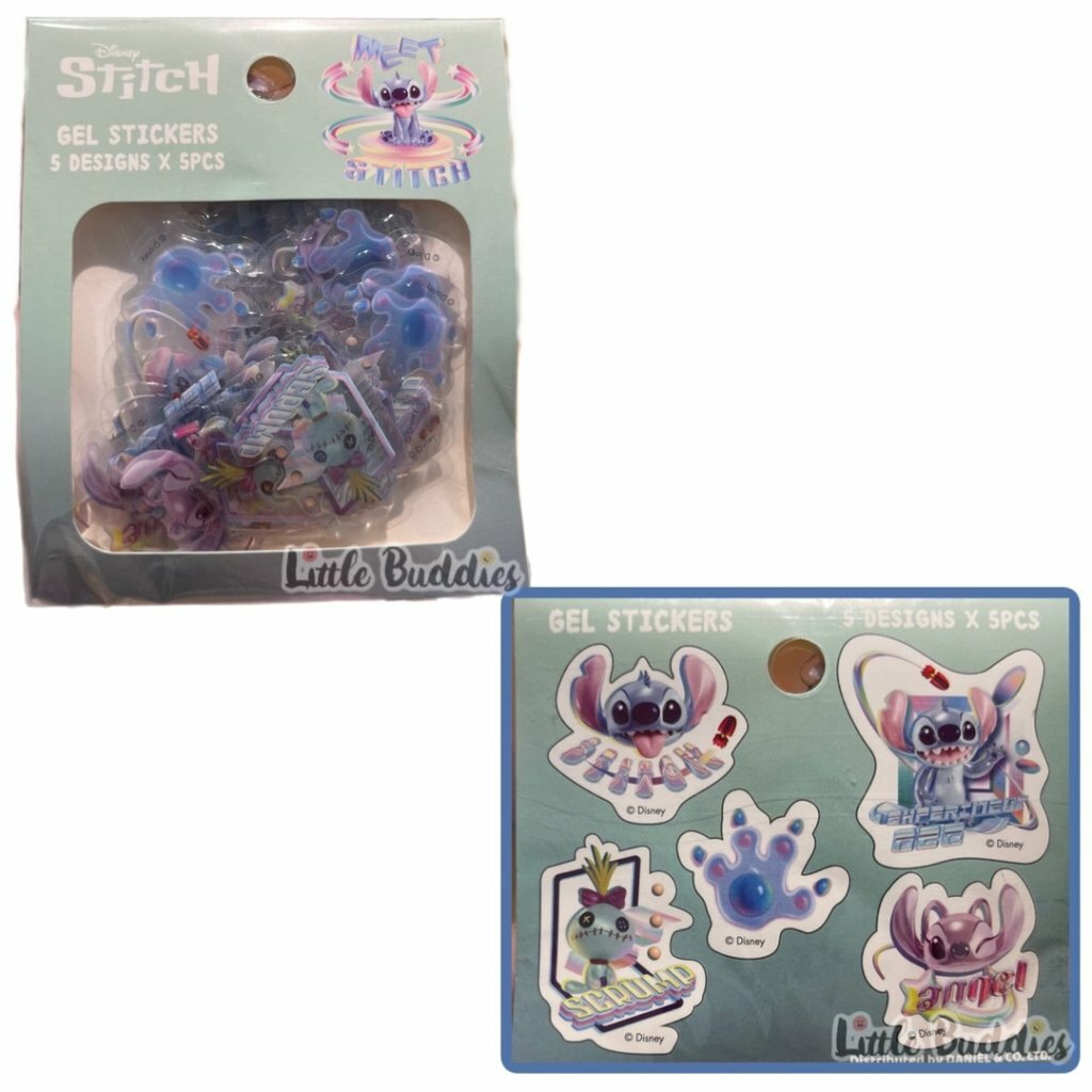 Disney 粒粒Gel貼紙套裝 5X5