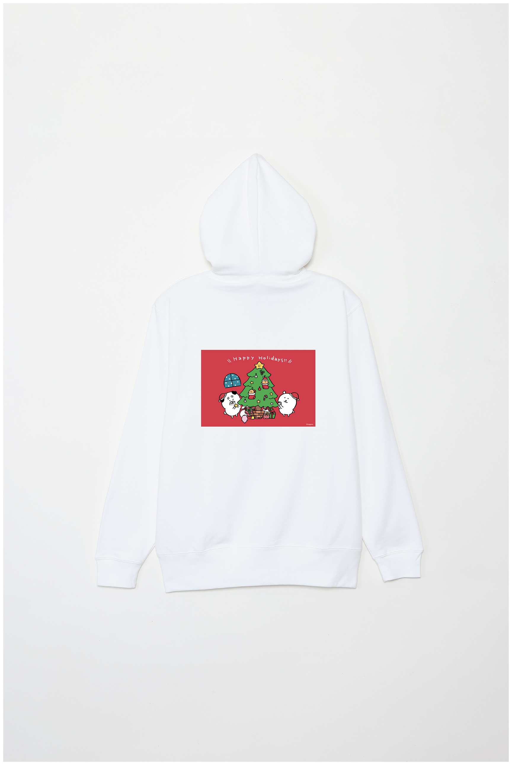 預訂｜聖誕限定 白熊 & 八哥 連帽拉鏈外套 後背圖案