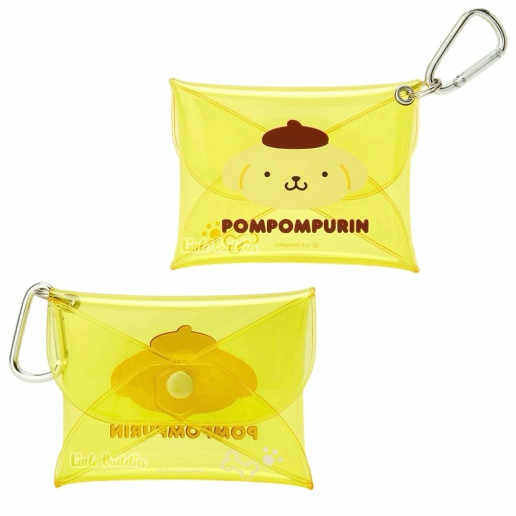 日本 Sanrio PVC信封型小物袋連扣
