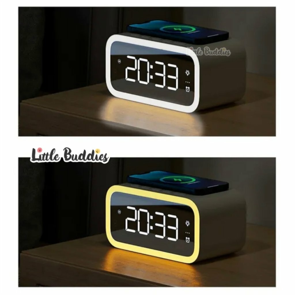 XPower 復仇者聯盟 15W 無線充電多合一夜燈鬧鐘