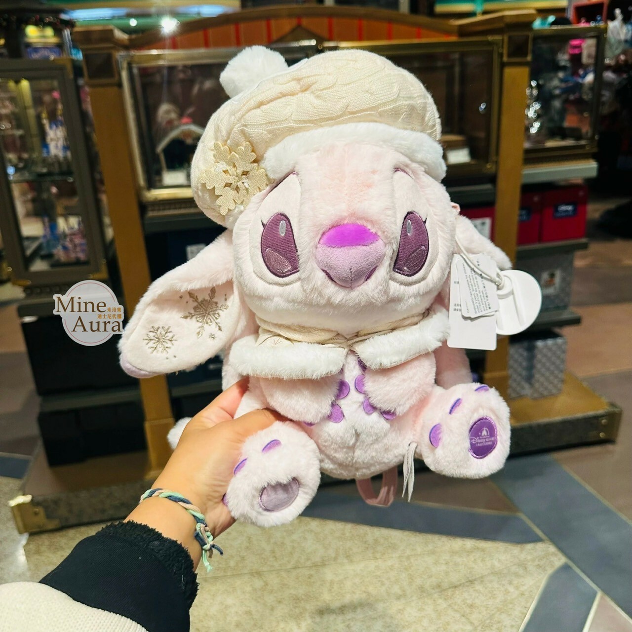 2024 冬日系列 史迪奇 Stitch 安琪拉 Angel 娃娃 玩偶 星際寶貝 Lilo & Stitch -上海迪士尼樂園
