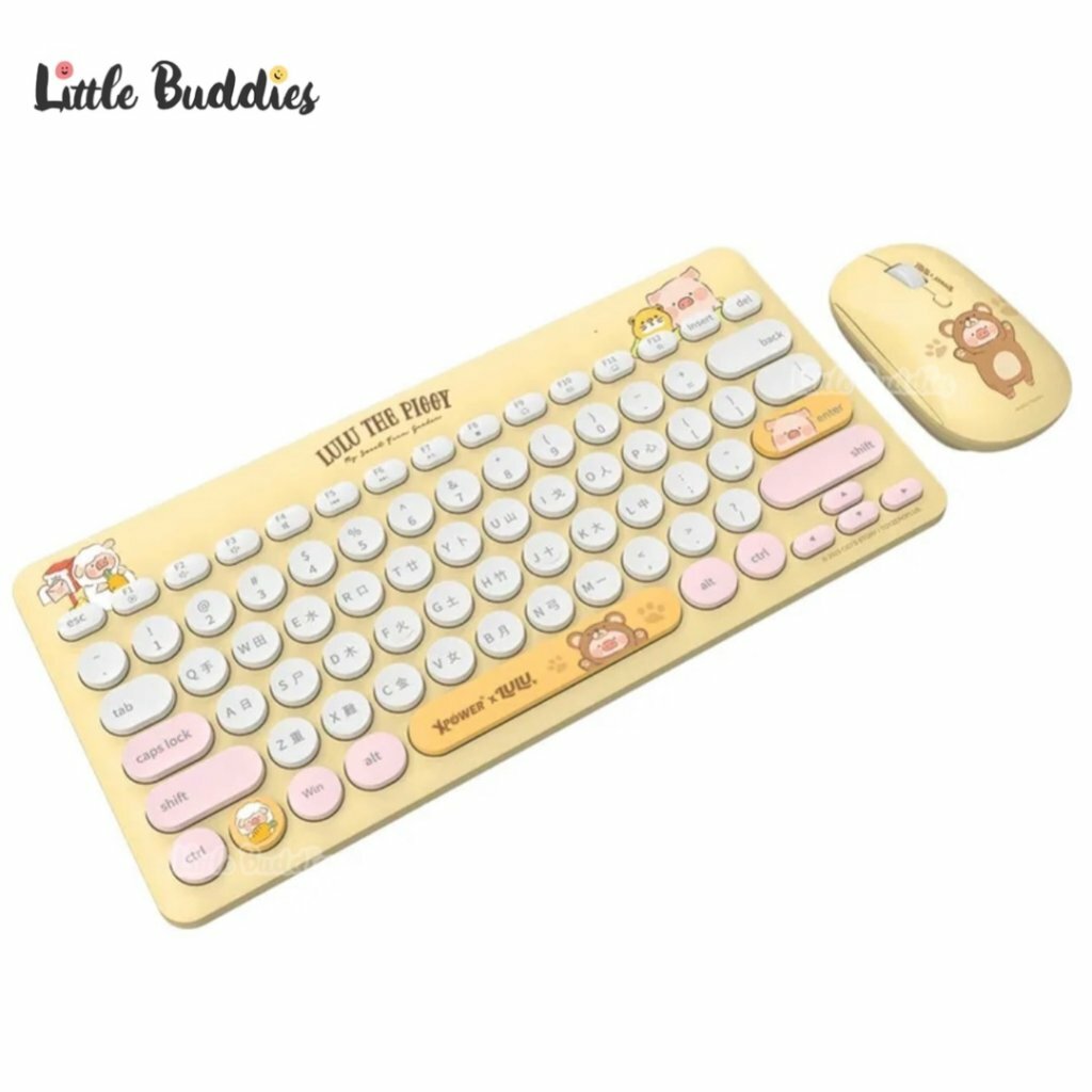 XPower LuLu The Piggy  無線鍵盤滑鼠套裝 (KB6)
