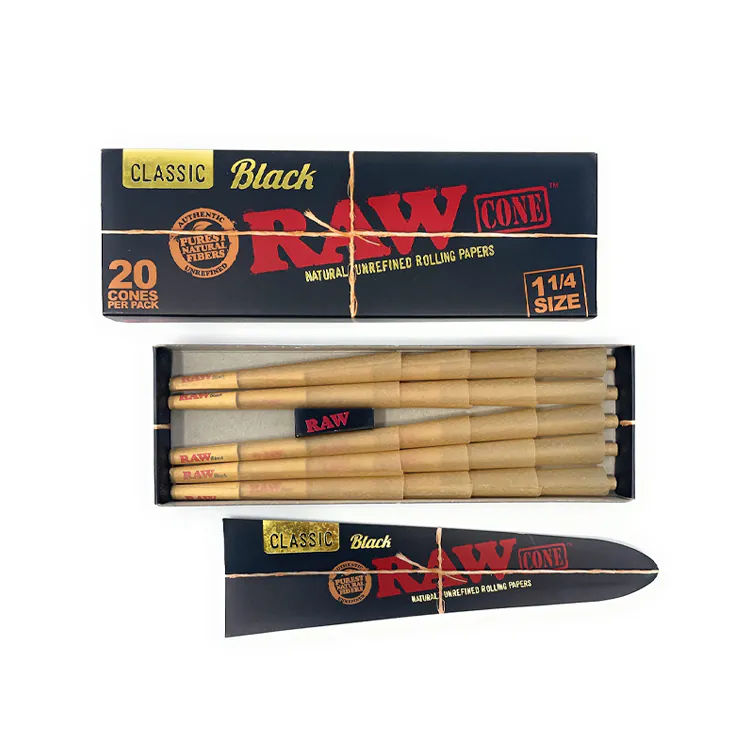 RAW Black - 黑標 & 黑金預捲菸 - 煙紙 20入 76mm
