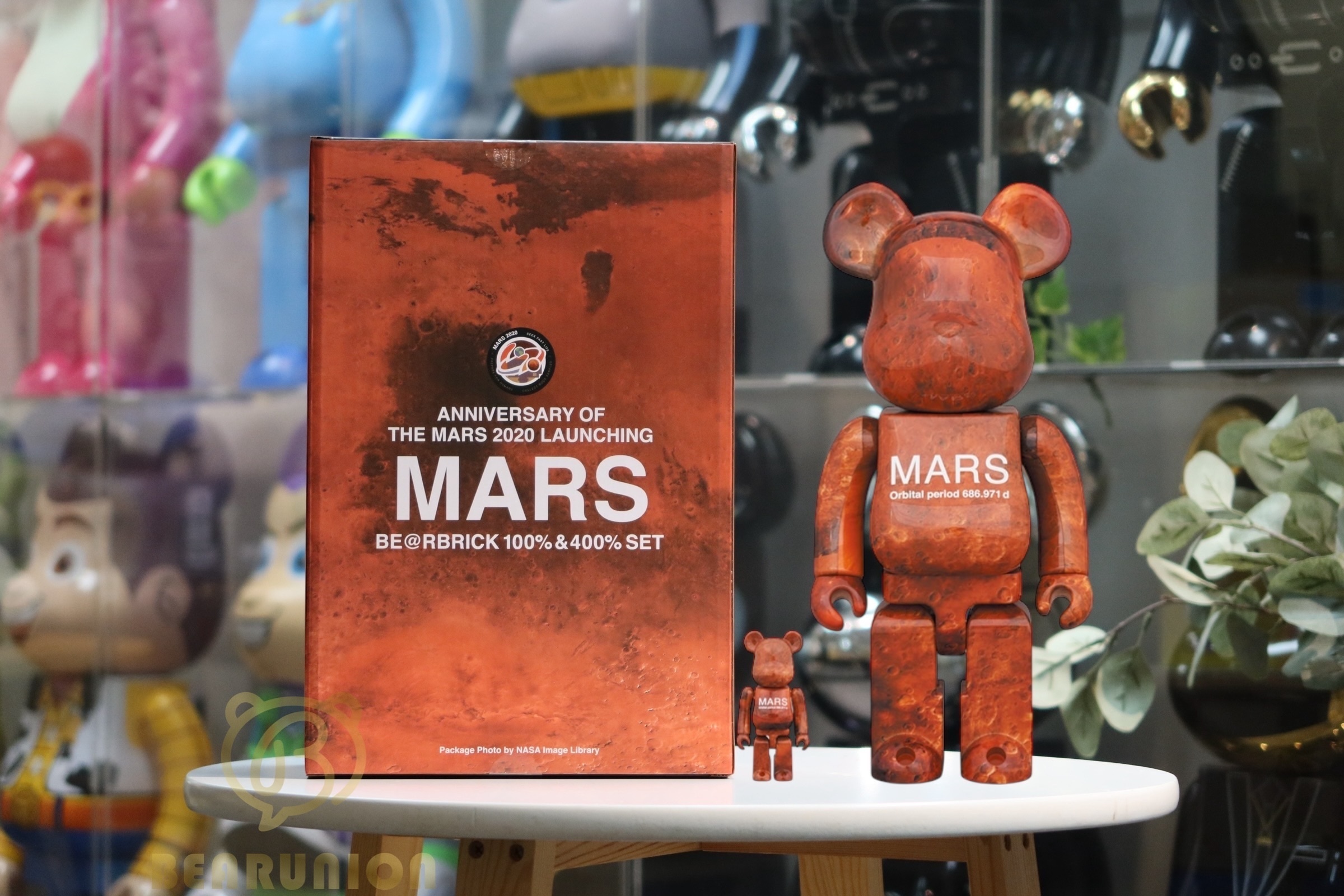 BEARBRICK 100％ & 400％ MARS