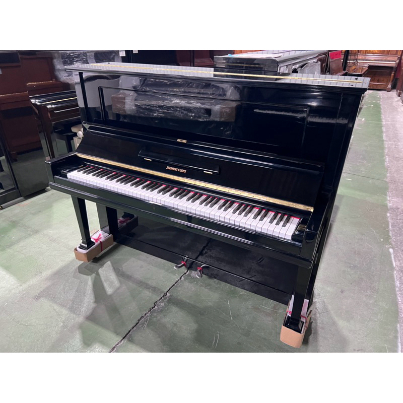 精選 史坦威 鋼琴 Steinway & Sons model V 名貴黑 直立鋼琴 中古鋼琴 二手鋼琴 漢麟樂器