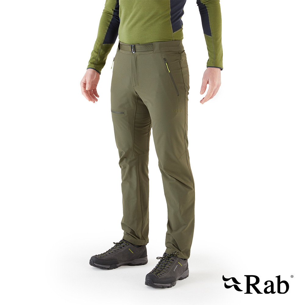 Rab Incline AS Pants Men's 男款 防風防潑水軟殼長褲 軍綠 QFU-84-ARM [HappyOutdoor]