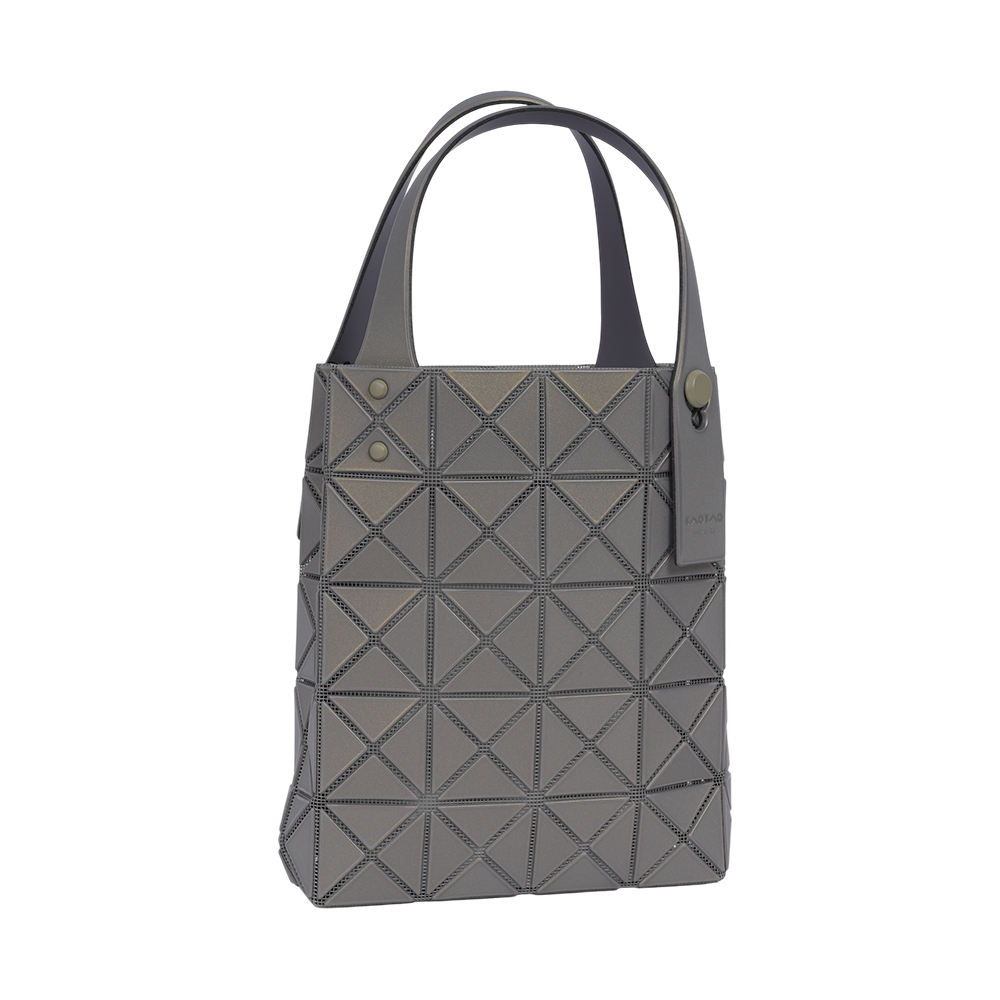 【ISSEY MIYAKE三宅一生】BAO BAO Prism Plus 5X4 霧面迷你手提包(灰色) AG511 12