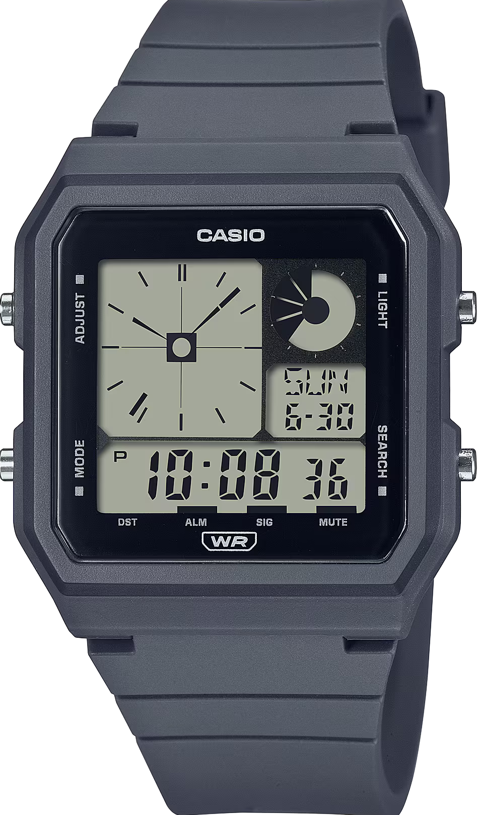 萬年鐘錶 - CASIO  卡西歐  經典方型電子錶  LF-20W-8A2   錶徑 : 33.7mm