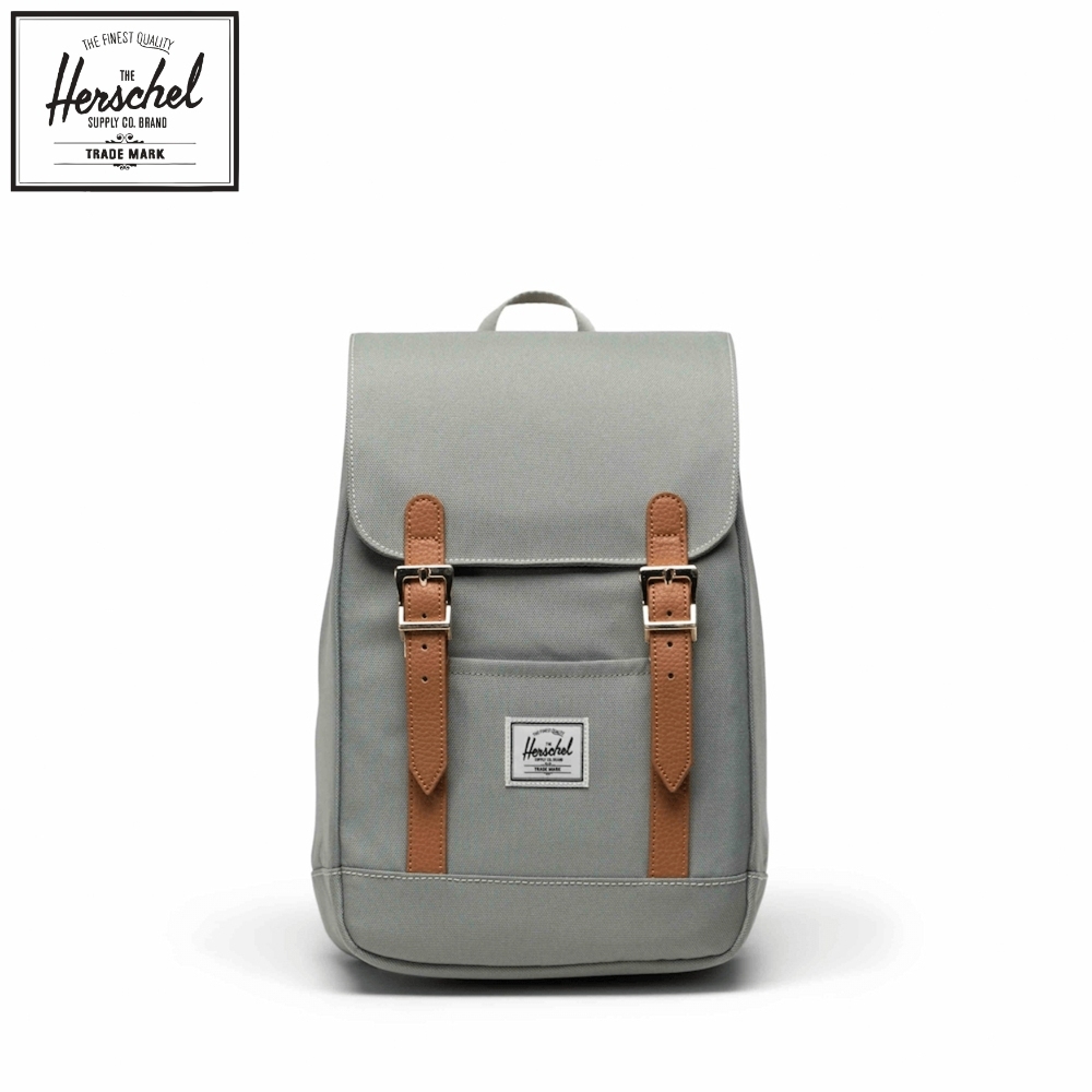 【Herschel】Retreat Mini 後背包 6.5L-黑/綠/灰紫/粉/水藍/亮橘/淺灰/米白