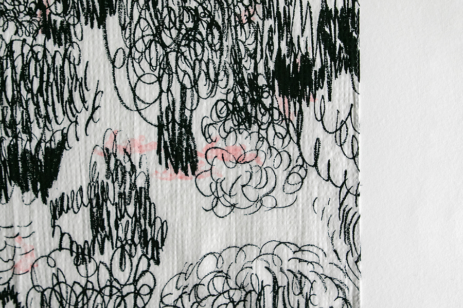 minä perhonen-手帕 cache-cache躲貓貓 / black