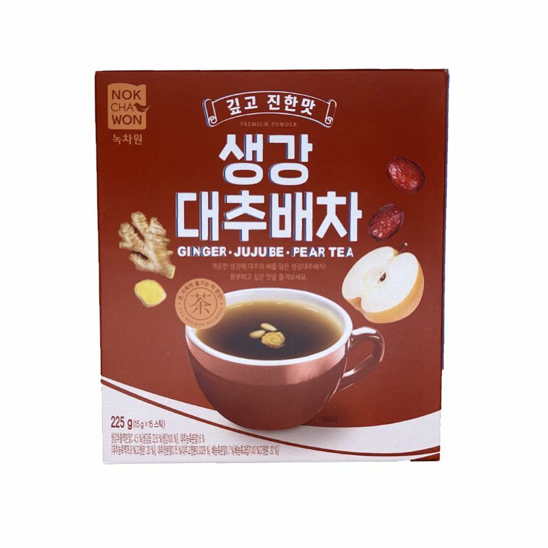 綠茶園 - 水梨紅棗生薑茶15g*15包 [平行進口]