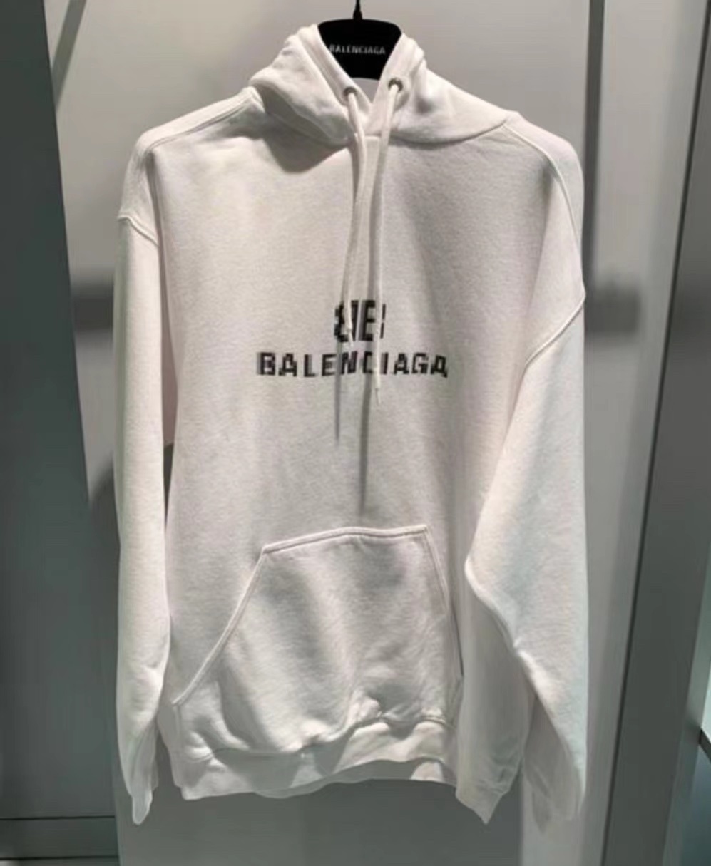 Balenciaga 白色衛衣-M