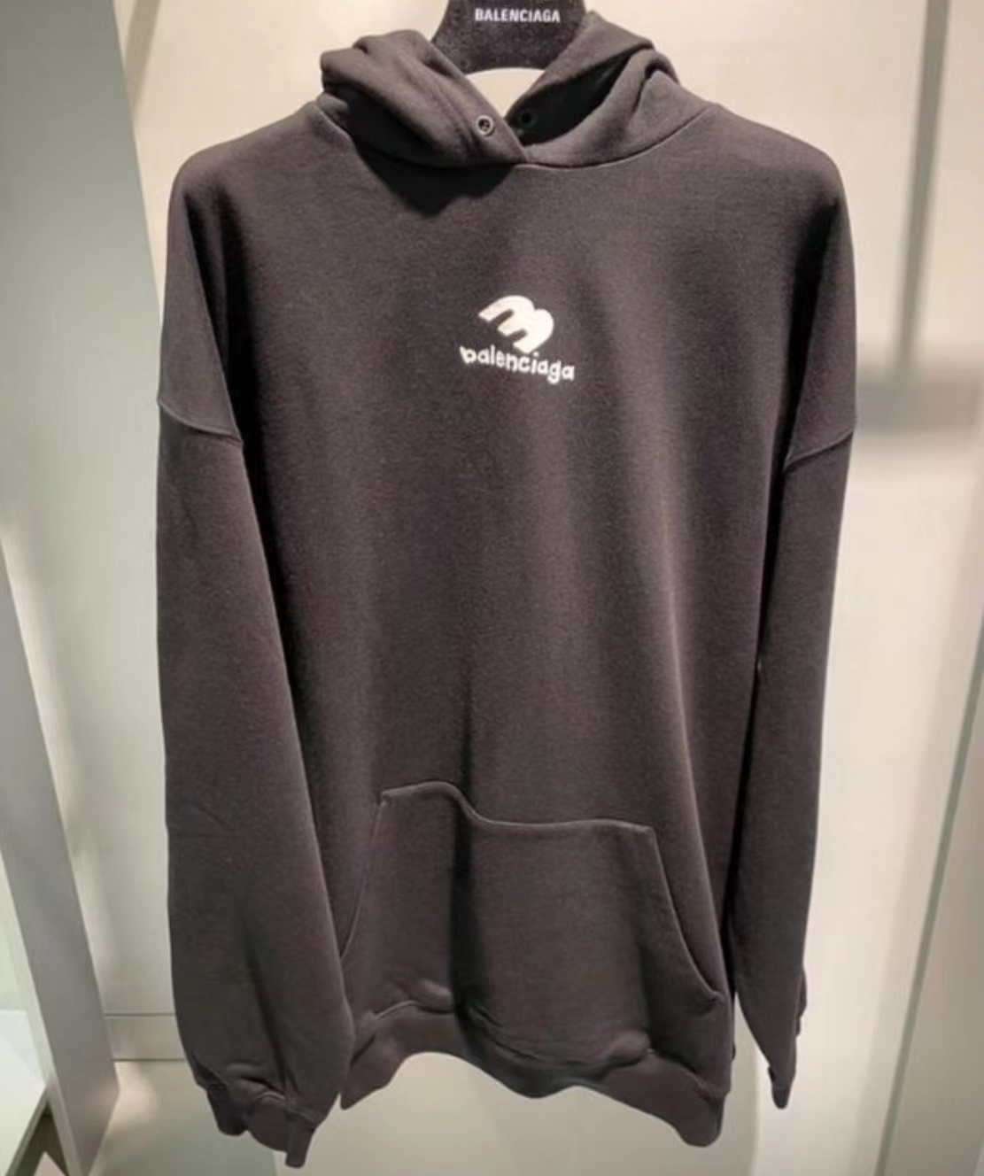 Balenciaga 黑色衛衣-M