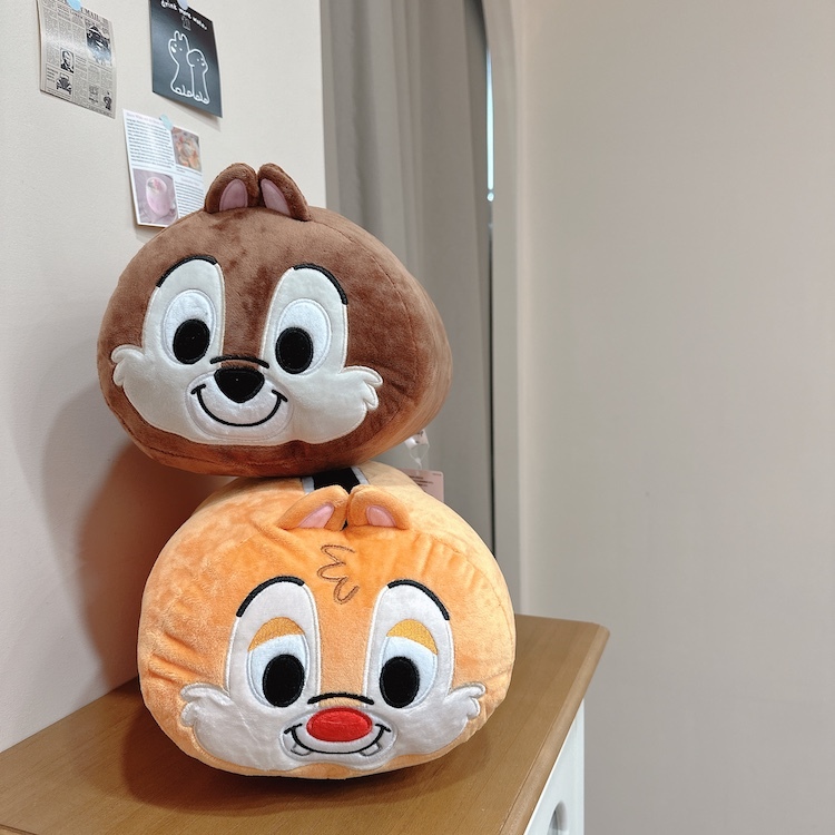 《11260》奇奇蒂蒂圓筒抱枕/頸枕(12吋)