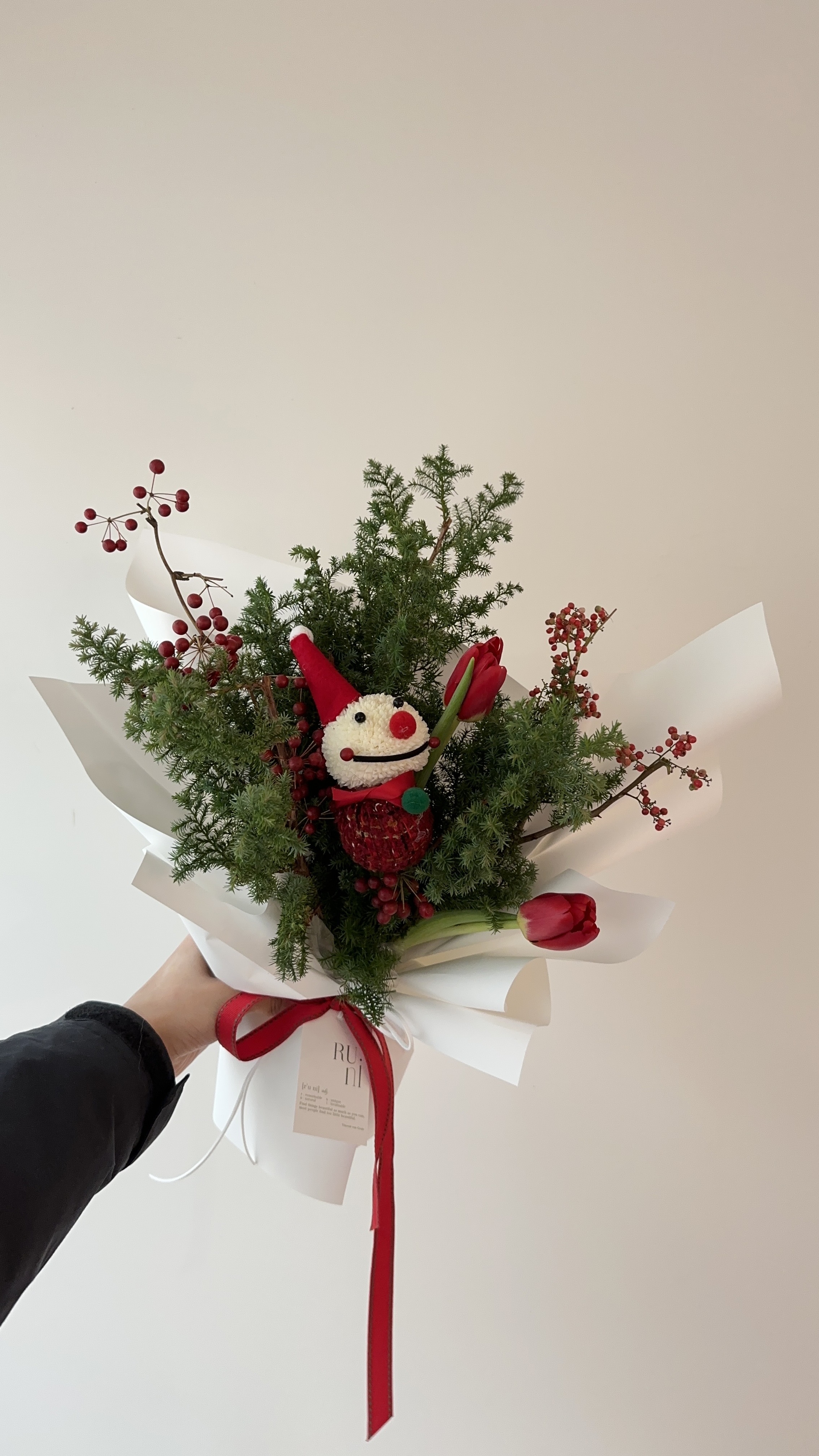 Christmas🎄-尤爾精靈 聖誕雪松花束