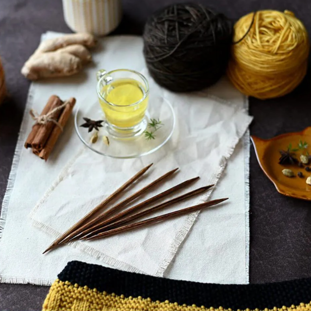 [Knitpro] Ginger樺木12.5公分五本針