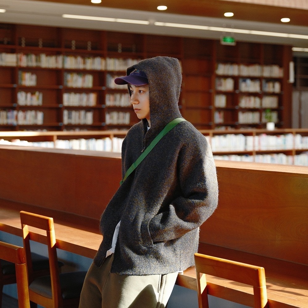 秋冬慵懶感日系連帽外套